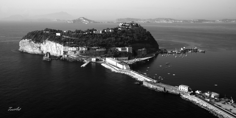 Dall'alto del parco Virgiliano