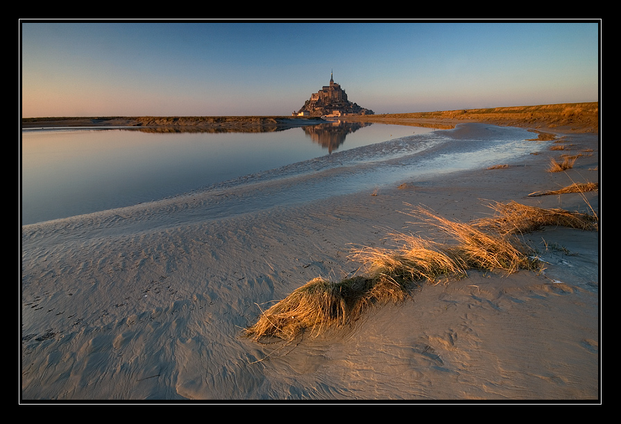 Avvicinandosi a Mont Saint Michel