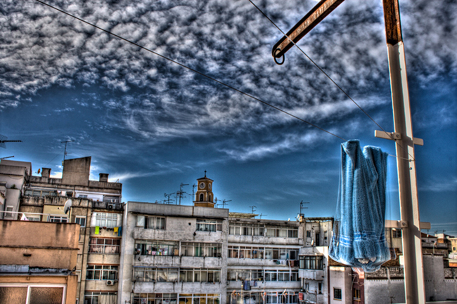 salvietta in terrazza