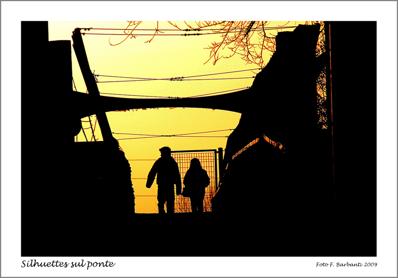 Silhuettes sul ponte