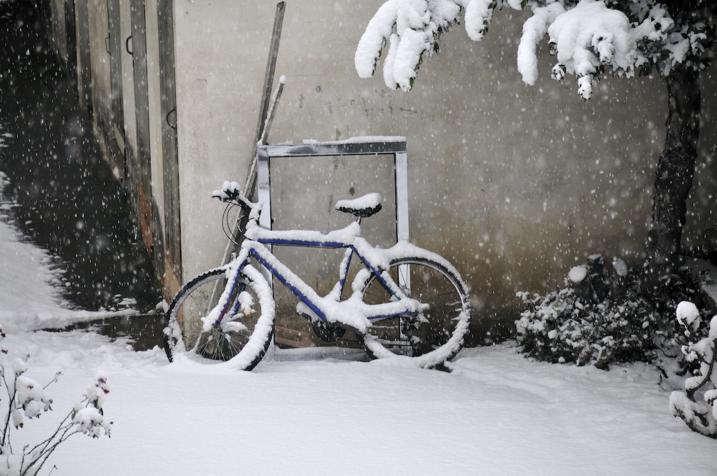 Neve e trasporti (bicicletta)