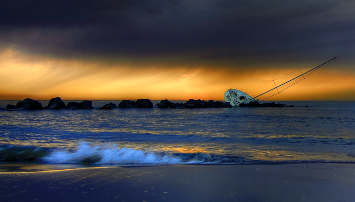 prova HDR il naufragio