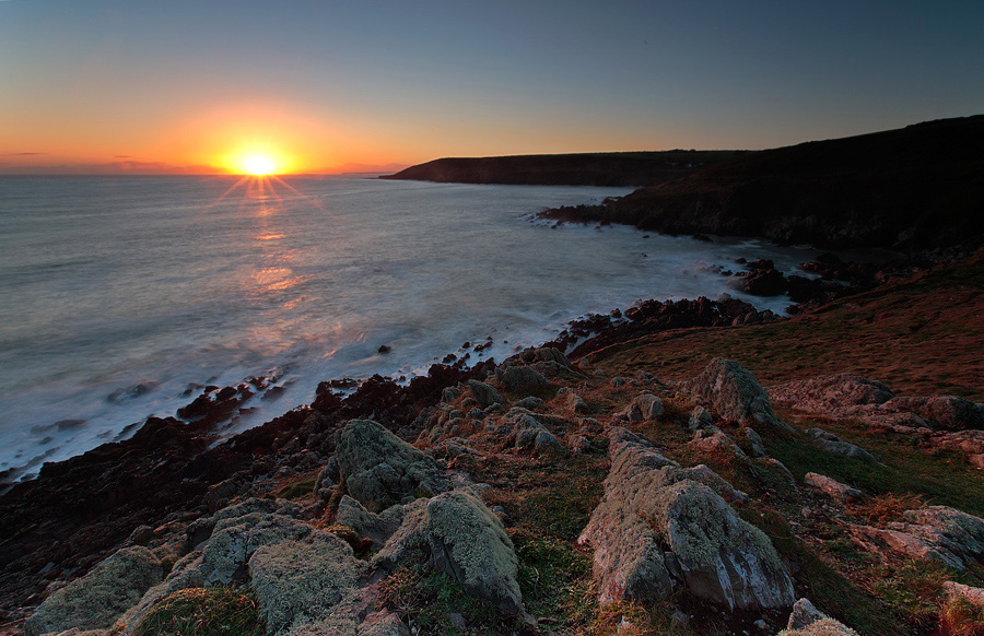 Ultimi raggi sull'Oceano Atlantico