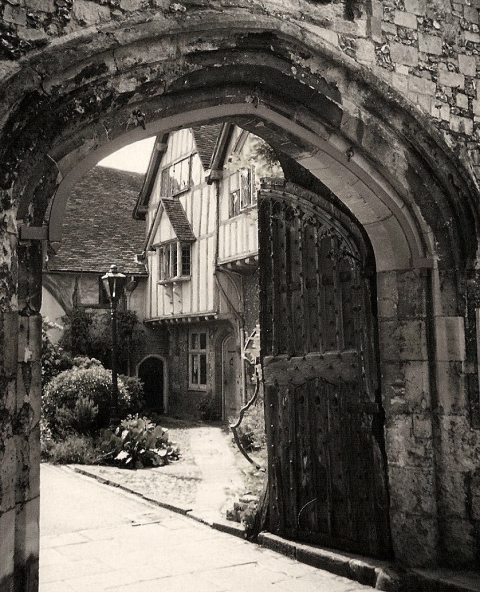 scorcio di borgo antico