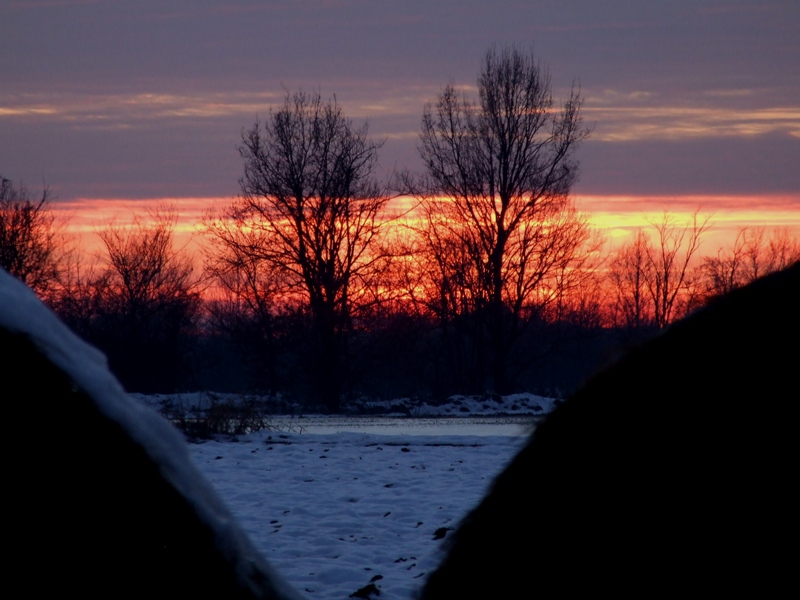 Fratello e Sorella si godono il tramonto