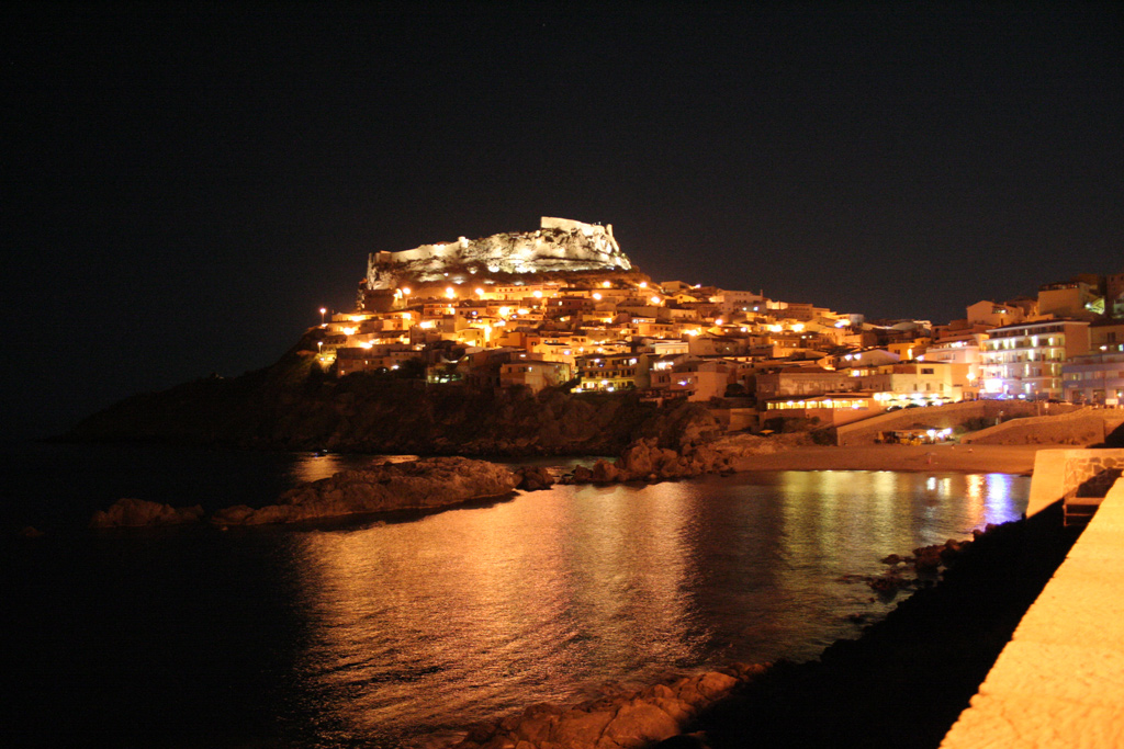Castelsardo by night