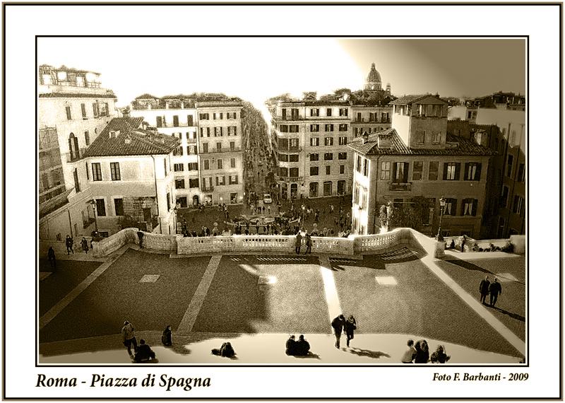 Piazza di spagna - Vintage