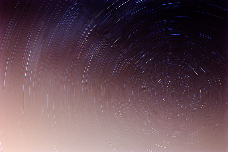 star trails