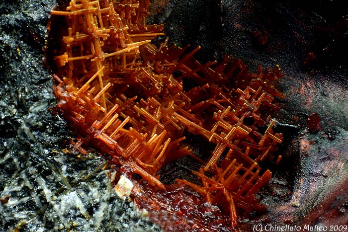 Cuprite var. Chalcotrichite