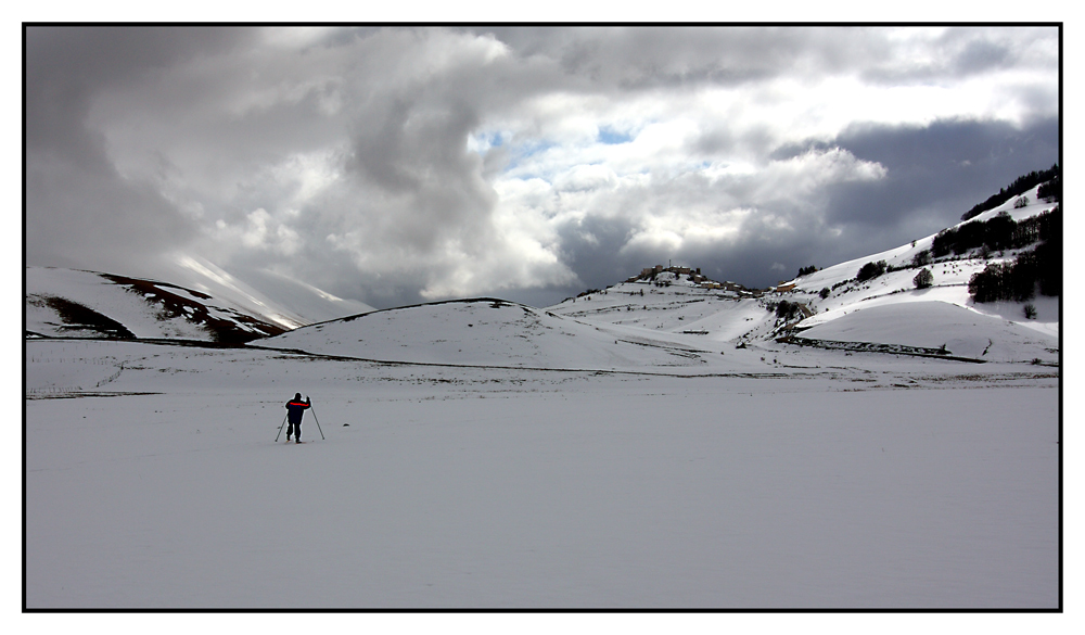 sciare a castelluccio...