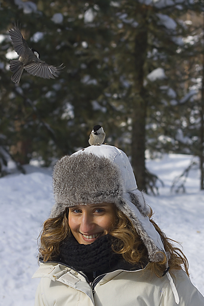 L'unico modo per una fidanzata per farsi fotografare da un fotografo naturalista :-)