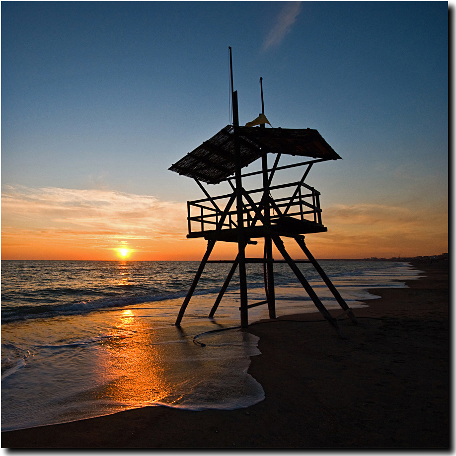 Torretta al tramonto (Latina lido)