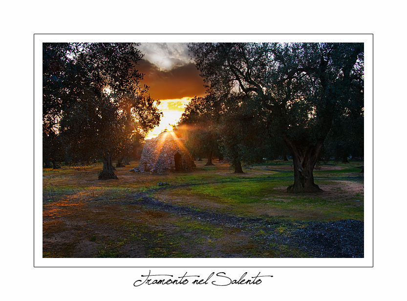 Tramonto nel Salento
