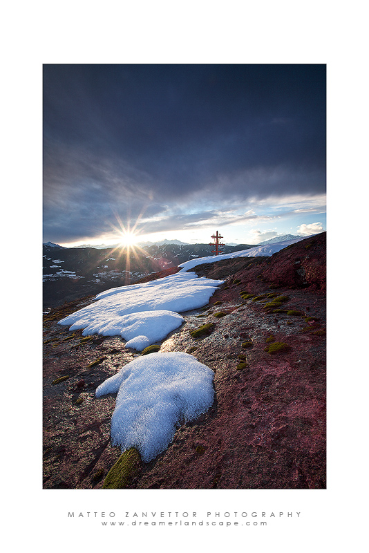 Sunset On The Red Rock