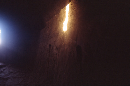 Castello di Sperlinga - fessura