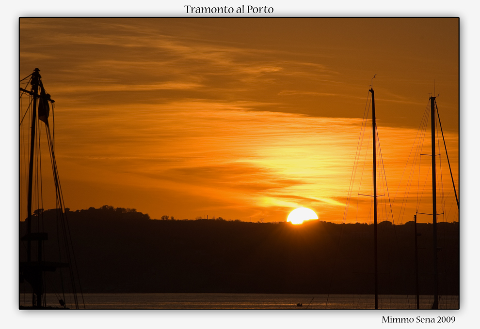 Tramonto al Porto