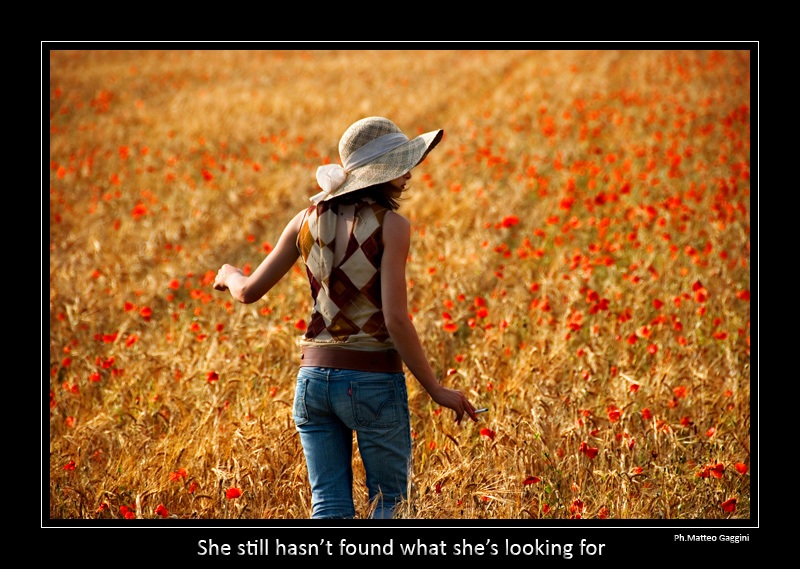 She still hasn't found what she's looking for