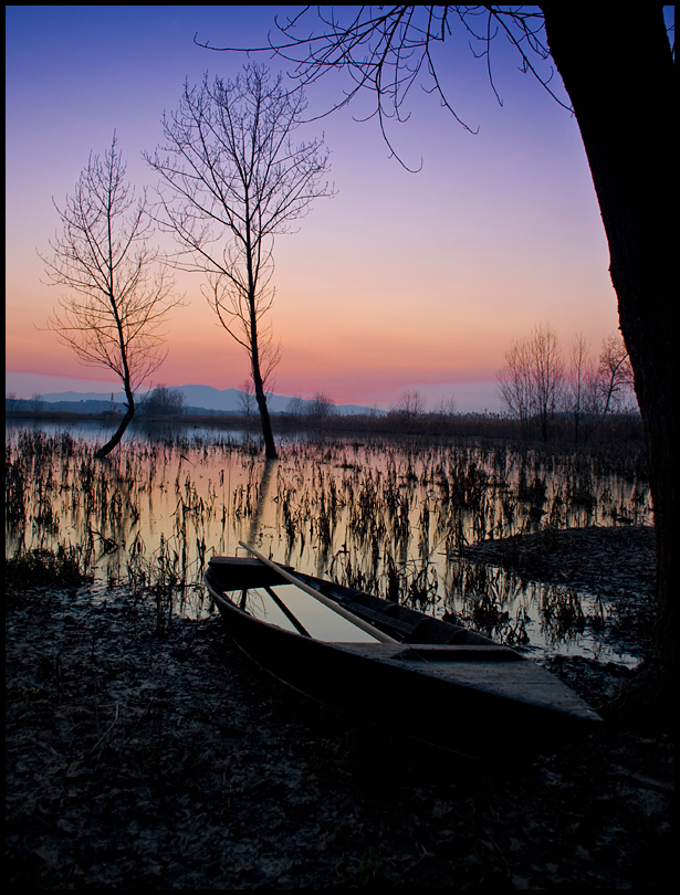 Crepuscolo al padule