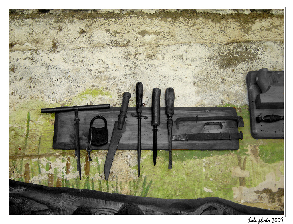 Gli attrezzi del fabbro