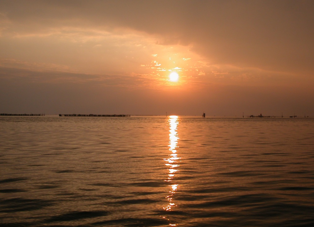 tramonto a VENEZIA