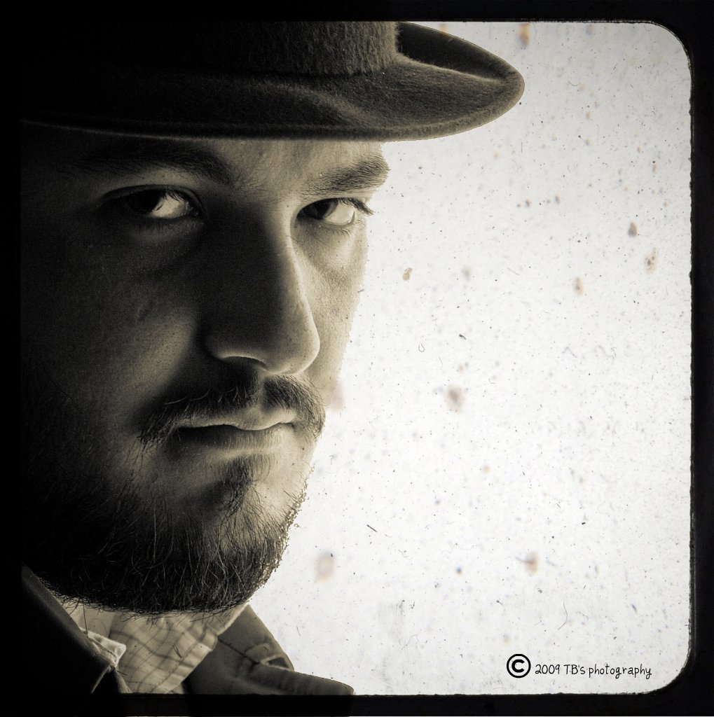 don blanco stares in silence