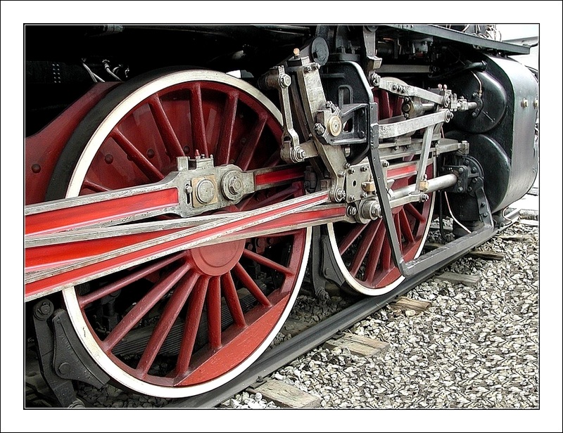 trasmissione del moto locomotiva a vapore