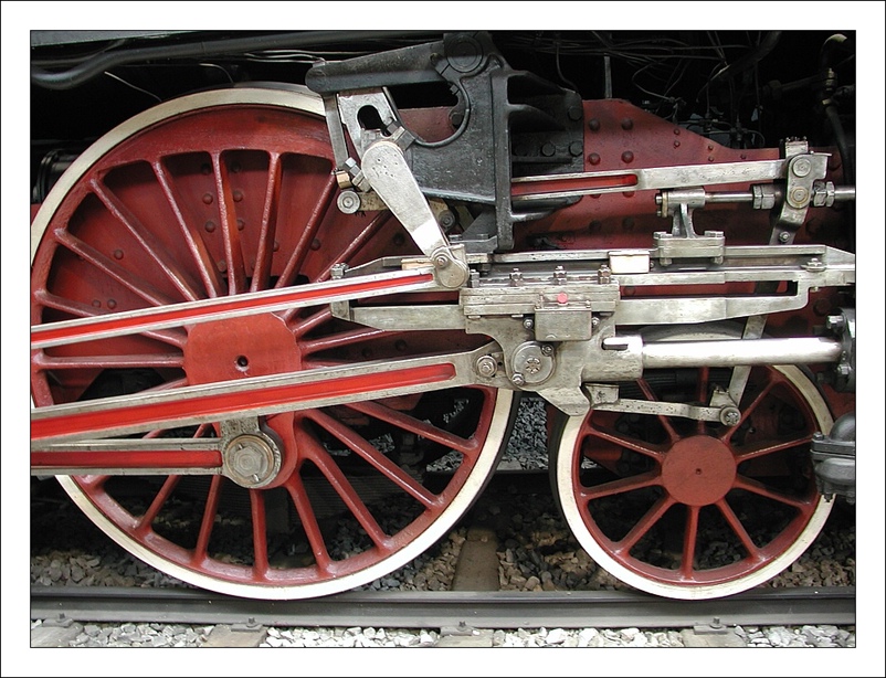 trasmissione del moto locomotiva a vapore #2