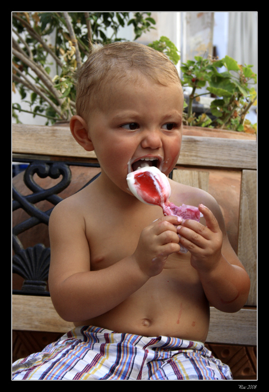 Un gelato gustato con calma