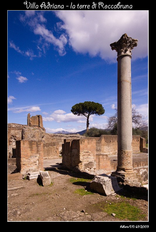 ...villa Adriana - la torre di Roccabruna...