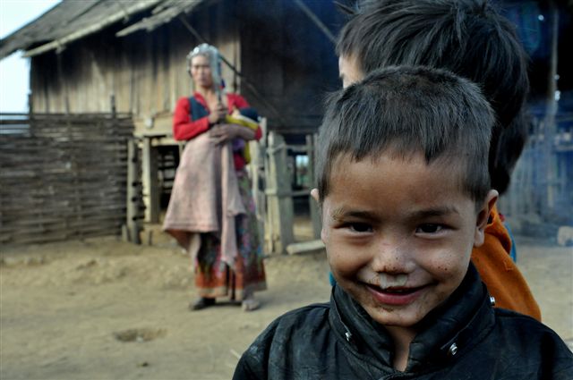 trib� delle montagne (nord Laos)