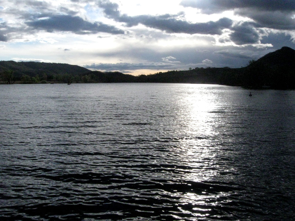 Tramonto al lago di Posta Fibreno