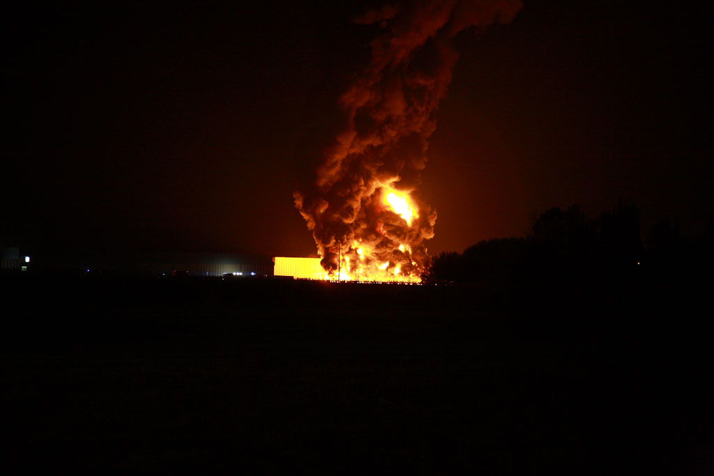 campofrigo in fiamme