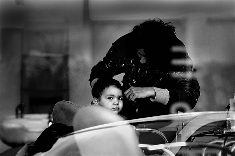 Il taglio di capelli