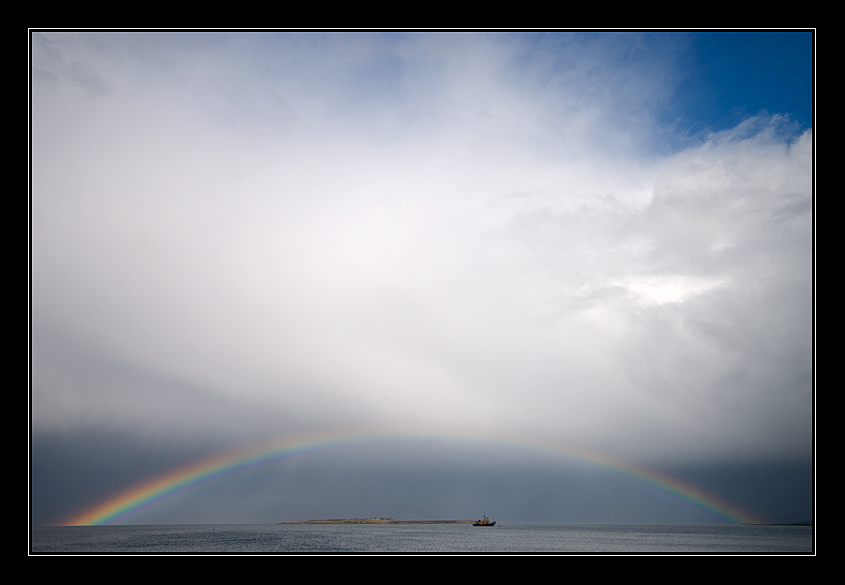 Rainbow in the Skye sky