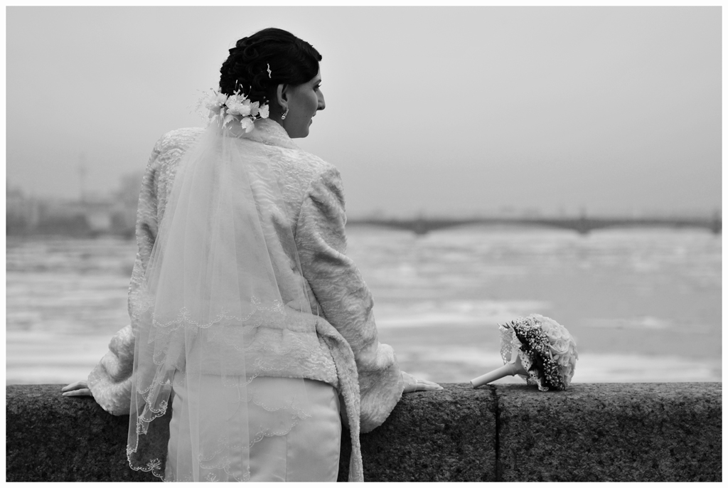 A nice bride in St. Petersburg...