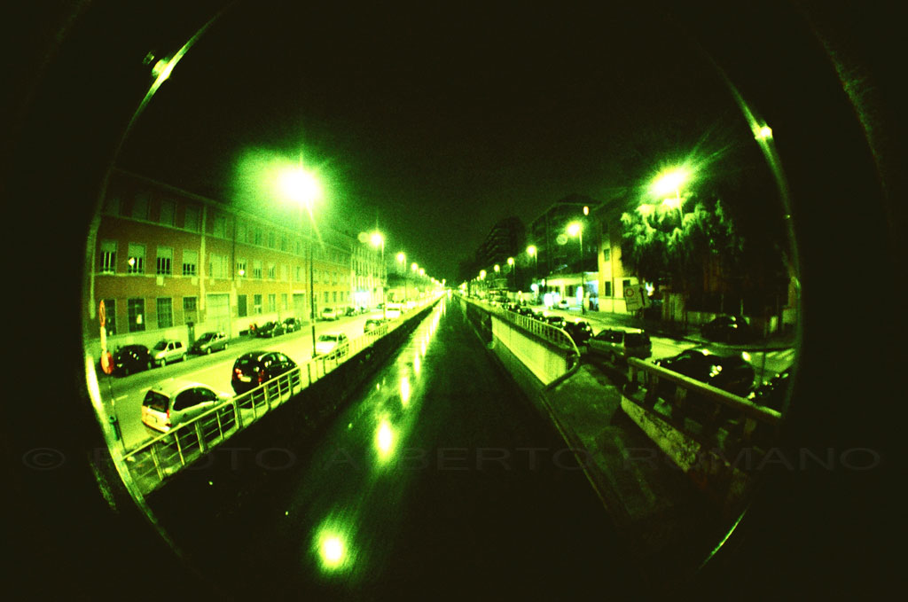 Naviglio in LOMO Fisheye2