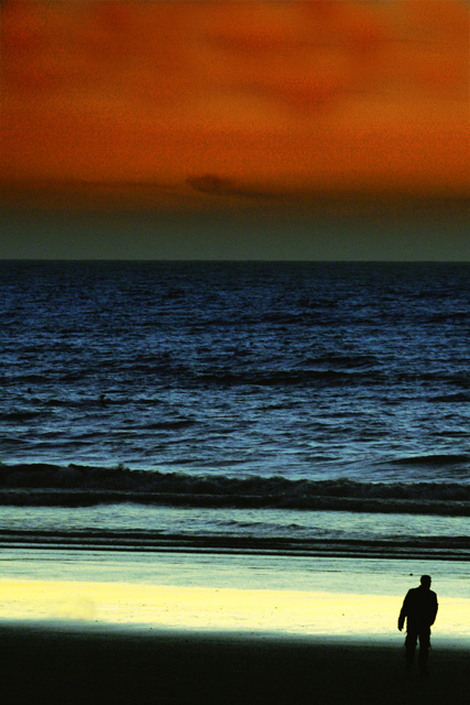 Camminando al tramonto