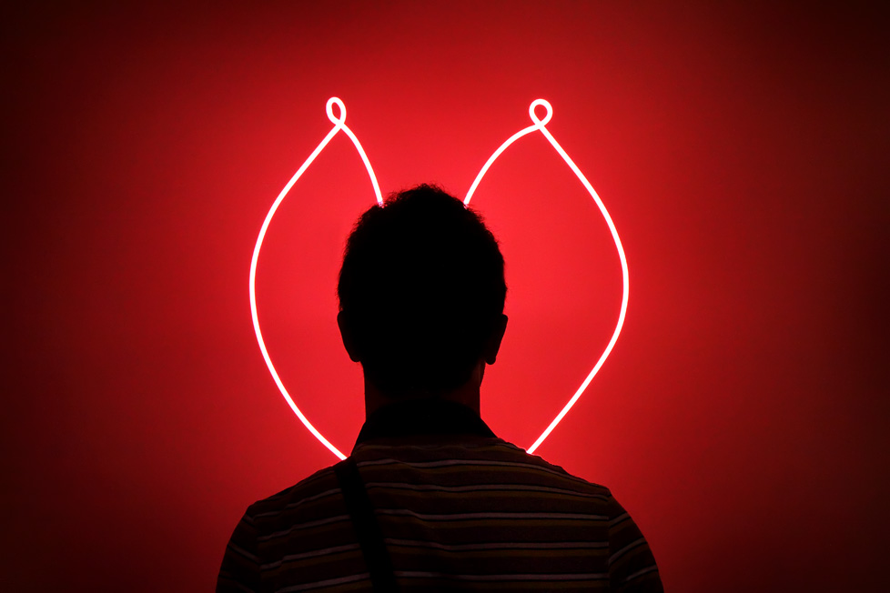 Man at the Exhibition #2