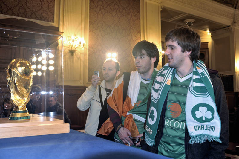 Irlandesi a Bari  x la partita di calcio vs Italia