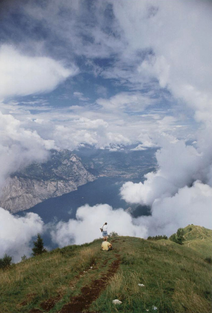 Lago di Garda, vista dall'alto.