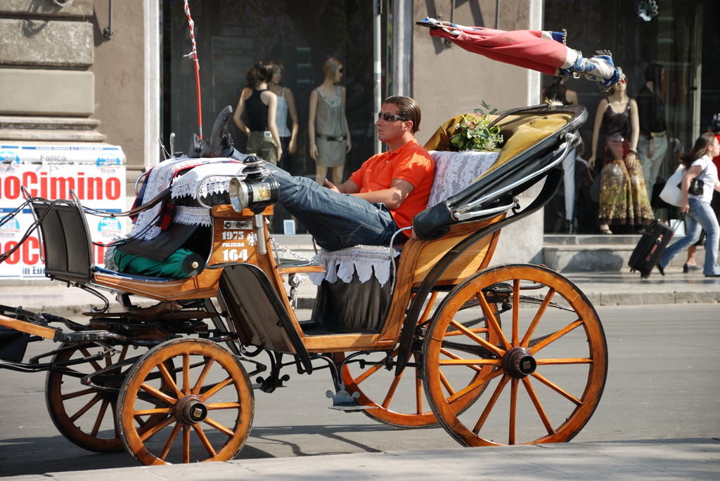 Aspettando i turisti...