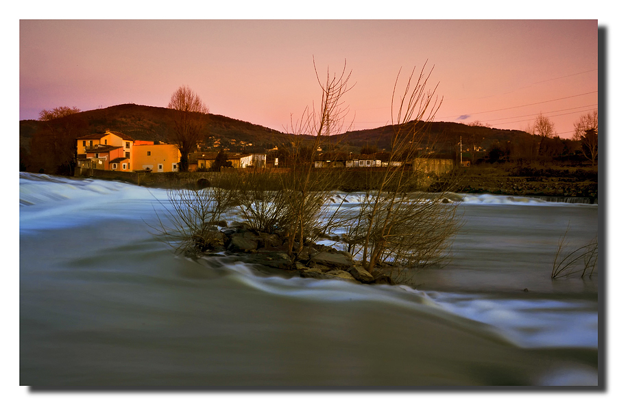 L'Arno alla periferia sud di Firenze