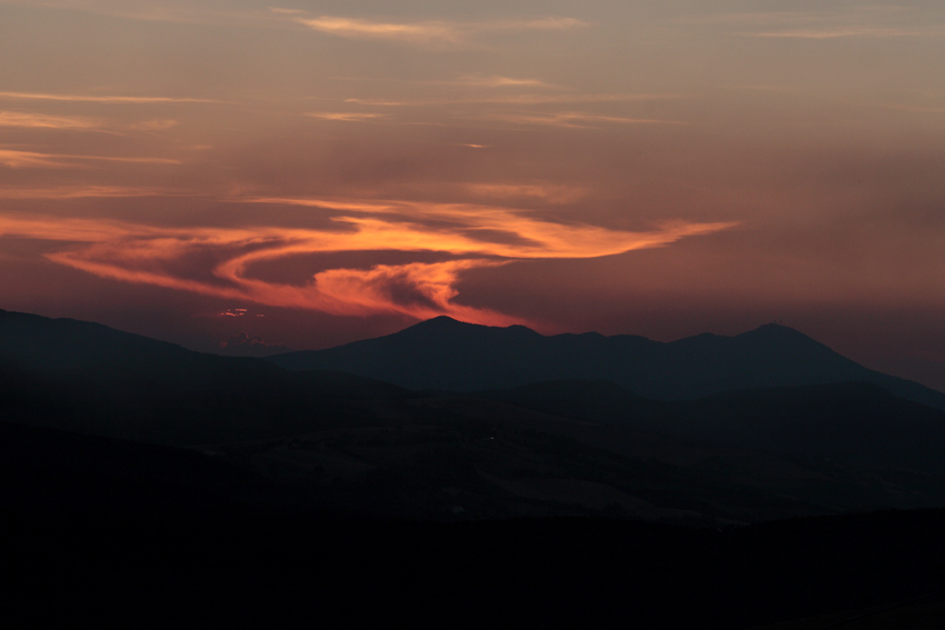 Tramonto su Monte Vulture