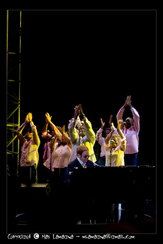 Elton John al Colosseo