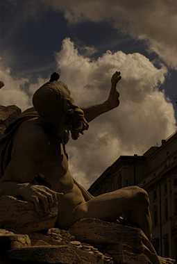 Particolare di Piazza Navona