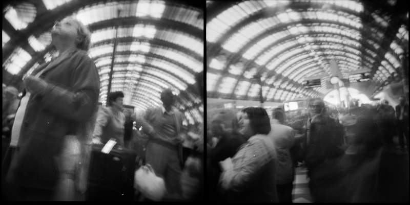 Diptych at the Milan station