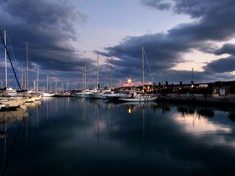 Le ultime luci del giorno