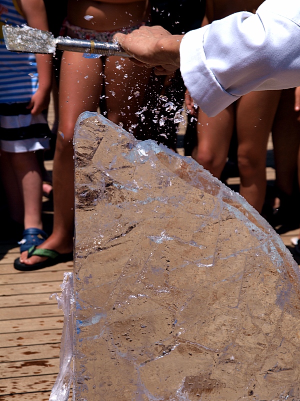 Scolpire il ghiaccio