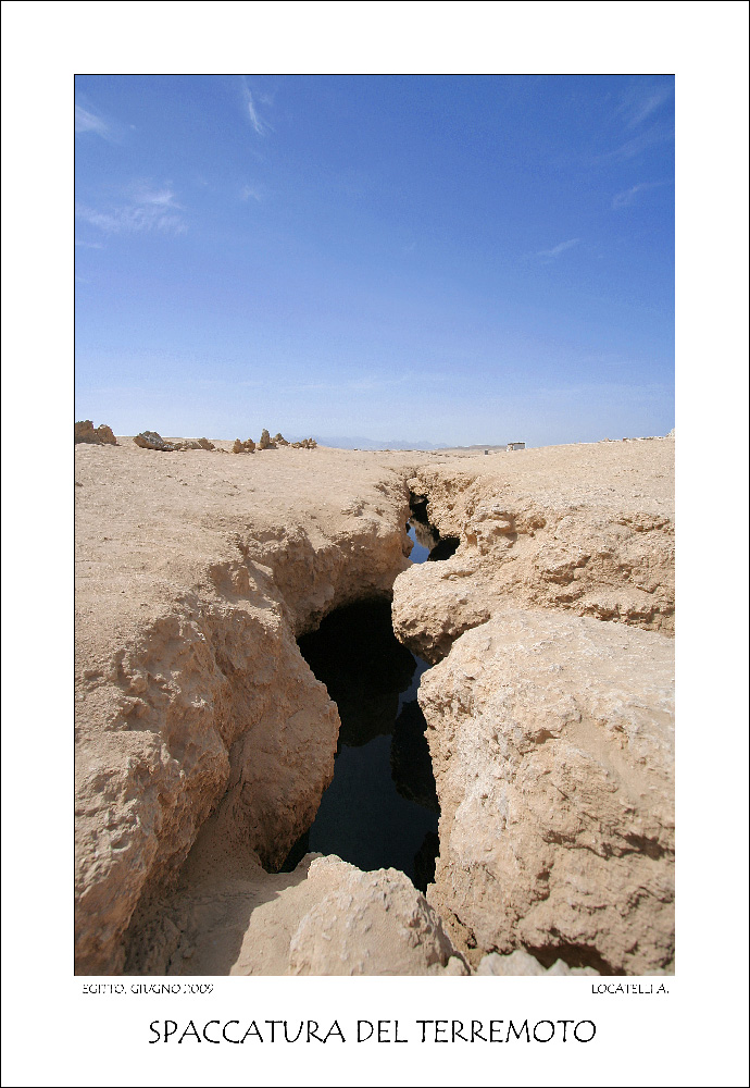 Spaccatura del terremoto