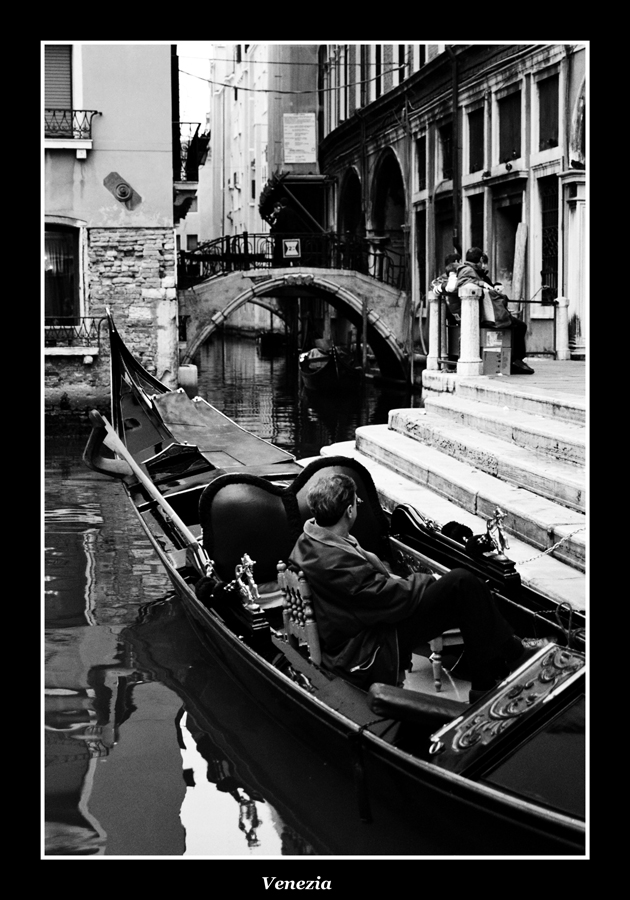 L'attesa del gondoliere